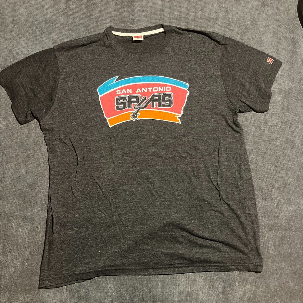 Homage San Antonio Spurs Soft Charcoal T XXL (fits M)